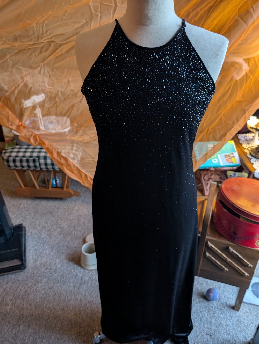 Y2k Velve Maxi Dress